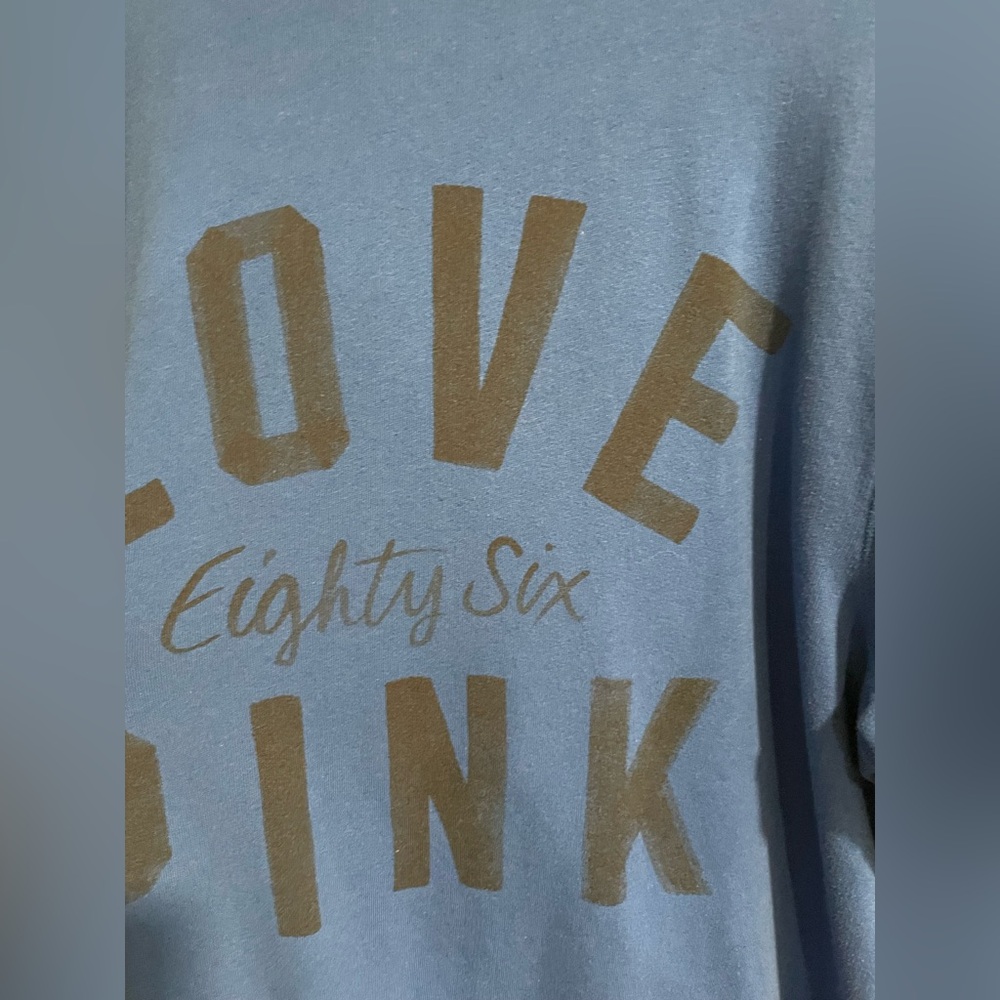 Love Pink 86 Victorias Secret Womens Pullover Quarter Zip
Sweatshirt Blue Size L - Picture 4 of 10